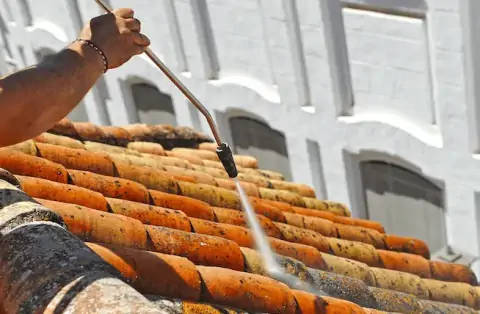 Nettoyage de toitures - Mandailles-Saint-Julien